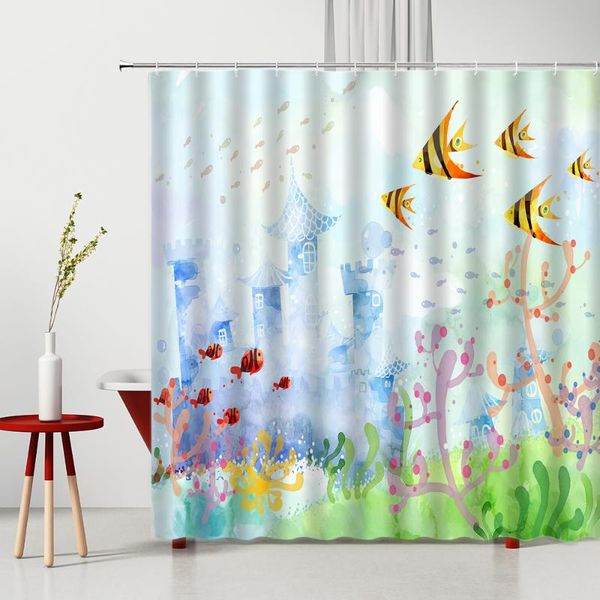 children's waterproof shower curtain cartoons fish group ocean biological 3d printed bathroom decoration bath curtains with hook
children's waterproof shower curtain cartoons fish group ocean biological 3d printed bathroom decoration bath curtains with hook