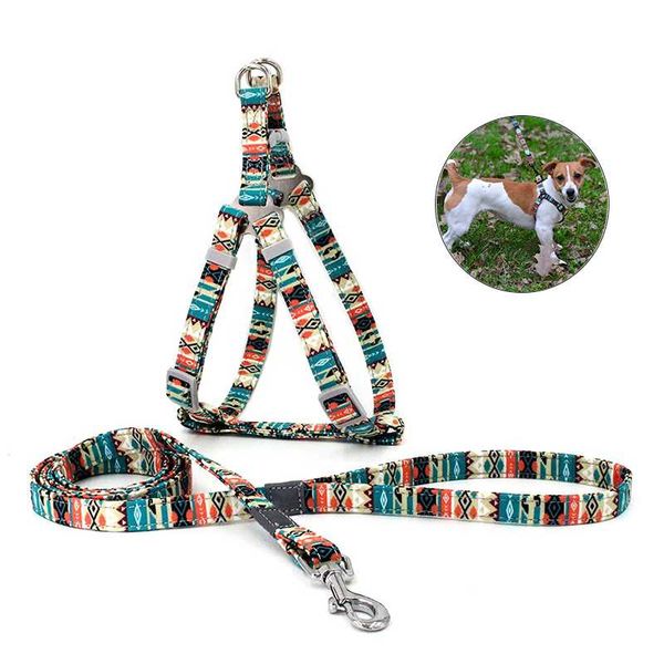 dog collars & leashes adjustable nylon harness leash set printed puppy vest pet walking training lead for small medium dogs boho style
dog collars & leashes adjustable nylon harness leash set printed puppy vest pet walking training lead for small medium dogs boho style