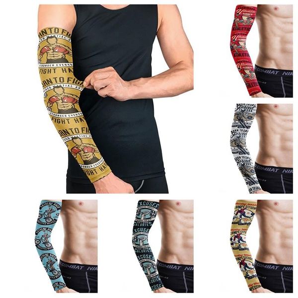 printed sports basketball sun uv sleeves compression breathable armwarmers outdoor running climbing tattoo arm elbow & knee pads, Black;gray
printed sports basketball sun uv sleeves compression breathable armwarmers outdoor running climbing tattoo arm elbow & knee pads, Black;gray