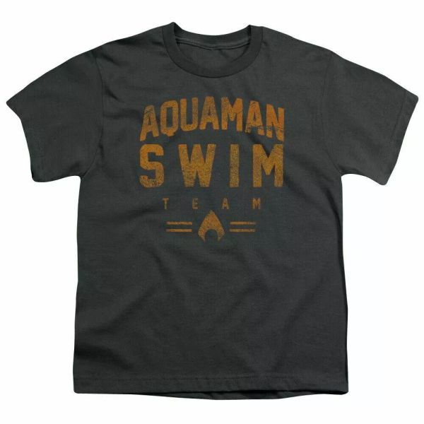 Aquaman Swim Team Kids Youth T Shirt Licensed Justice League DC Comics Charcoal, White;black
Aquaman Swim Team Kids Youth T Shirt Licensed Justice League DC Comics Charcoal, White;black