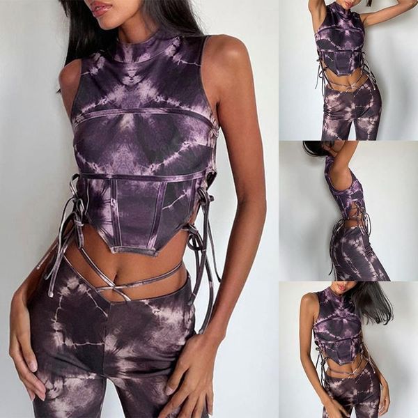 backless sleeveless tie-dye irregular lace up summer women fashion club outfit women's t-shirt, White
backless sleeveless tie-dye irregular lace up summer women fashion club outfit women's t-shirt, White