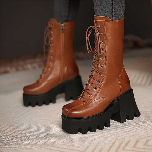 leather heel martin 2021 autumn new inner increase 10cm thick bottom middle tube short boots versatile women's shoes, Black
leather heel martin 2021 autumn new inner increase 10cm thick bottom middle tube short boots versatile women's shoes, Black