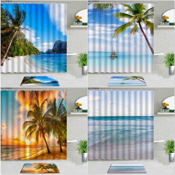 shower curtains 2pcs ocean scenery printed set with rugs sea beach palm tree landscape bathroom decor non-slip floor mat carpet
shower curtains 2pcs ocean scenery printed set with rugs sea beach palm tree landscape bathroom decor non-slip floor mat carpet