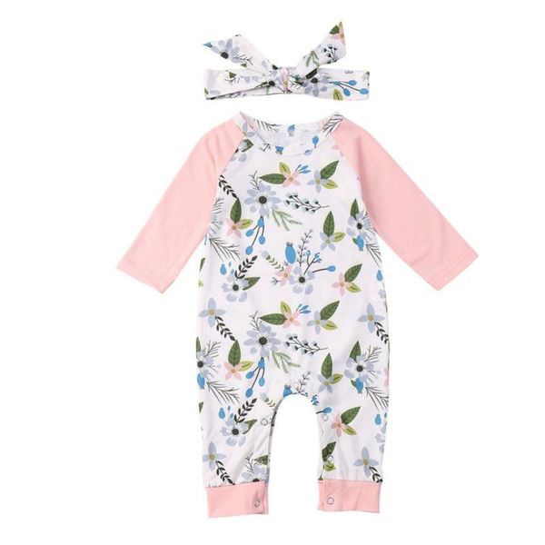 clothing sets 2pcs born infant clothes set autumn baby girls long sleeve rompers pink floral patchwork bodysuit headband outfits, White
clothing sets 2pcs born infant clothes set autumn baby girls long sleeve rompers pink floral patchwork bodysuit headband outfits, White