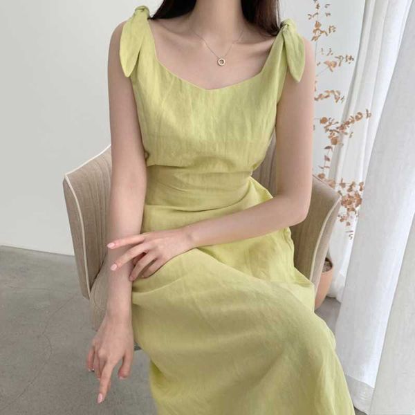 minimalism temperament slim v neck sleeveless cotton and linen spaghetti strap dress women summer vestido feminino chic 210610, Black;gray
minimalism temperament slim v neck sleeveless cotton and linen spaghetti strap dress women summer vestido feminino chic 210610, Black;gray