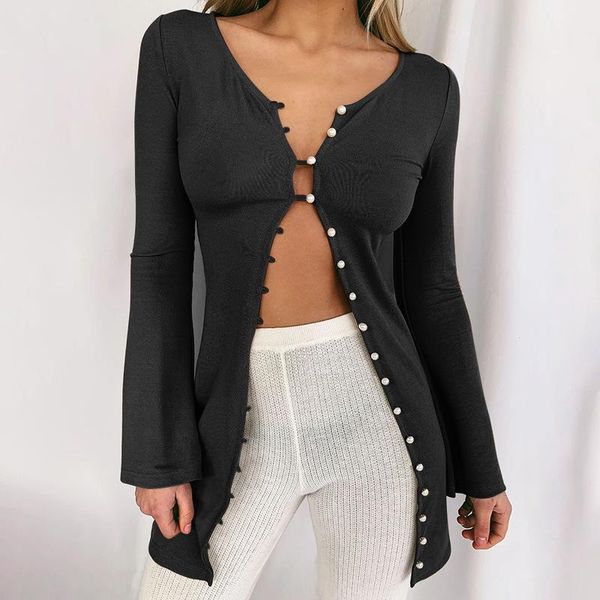 autumn women shirt single breasted women's black t streetwear fashion long-sleeve cardigan shirts camisas blouses &, White
autumn women shirt single breasted women's black t streetwear fashion long-sleeve cardigan shirts camisas blouses &, White