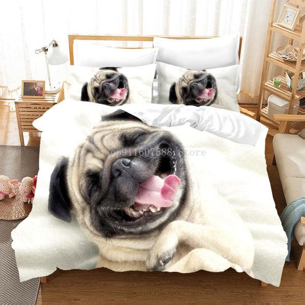 bedding sets funny pug dogs 3d set duvet cover dog comforter double king single cute animal design custom bedclothes
bedding sets funny pug dogs 3d set duvet cover dog comforter double king single cute animal design custom bedclothes