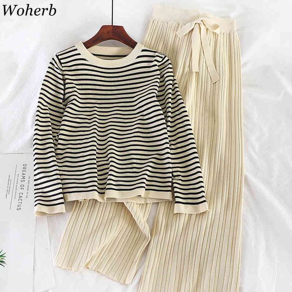 autumn winter women two pieces set knitted sweater pleated wide leg pants lady chic suit casual loose 2 piece sets 210417, White
autumn winter women two pieces set knitted sweater pleated wide leg pants lady chic suit casual loose 2 piece sets 210417, White