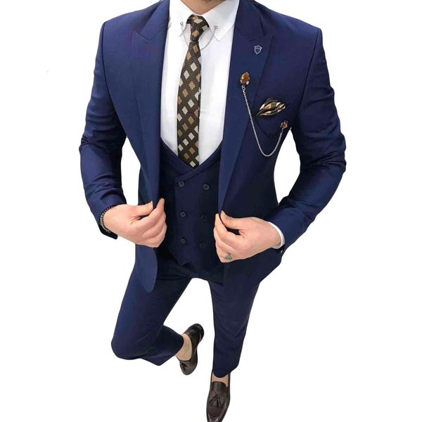 men's suits & blazers latest coat pants designs men black groom wedding tuxedo man blazer double breasted peaked lapel costume hom wukx, White;black
men's suits & blazers latest coat pants designs men black groom wedding tuxedo man blazer double breasted peaked lapel costume hom wukx, White;black