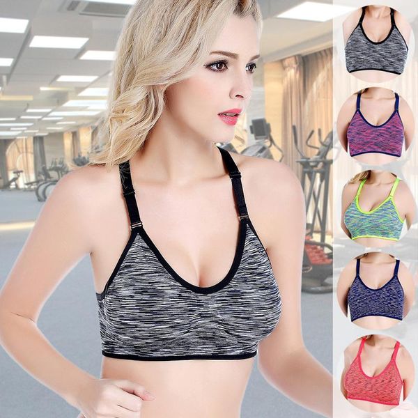 gym clothing 2021 quick dry padded women sports bra wireadjustable fitness sport brassiere push up seamless for running yoga, White;black
gym clothing 2021 quick dry padded women sports bra wireadjustable fitness sport brassiere push up seamless for running yoga, White;black