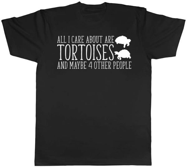 all i care about are tortoises and maybe 4 other people mens womens tee t-shirt, White;black
all i care about are tortoises and maybe 4 other people mens womens tee t-shirt, White;black