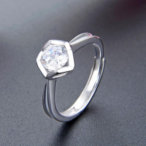 cluster rings 925 sterling silver cubic zircon engagement classic for women elegant gift simple ring fine jewelry y0010, Golden;silver
cluster rings 925 sterling silver cubic zircon engagement classic for women elegant gift simple ring fine jewelry y0010, Golden;silver