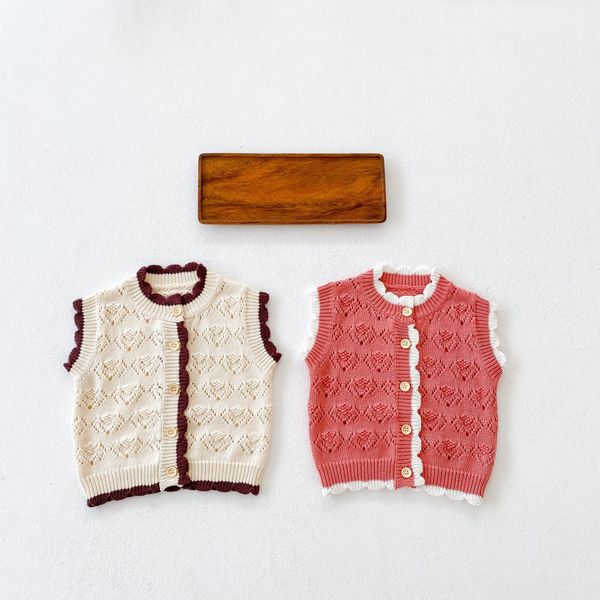 ins baby kids clothing sweater vest v-neck knitted hollow out button cardigan 100% cotton boutique girl spring fall sweaters, Blue
ins baby kids clothing sweater vest v-neck knitted hollow out button cardigan 100% cotton boutique girl spring fall sweaters, Blue