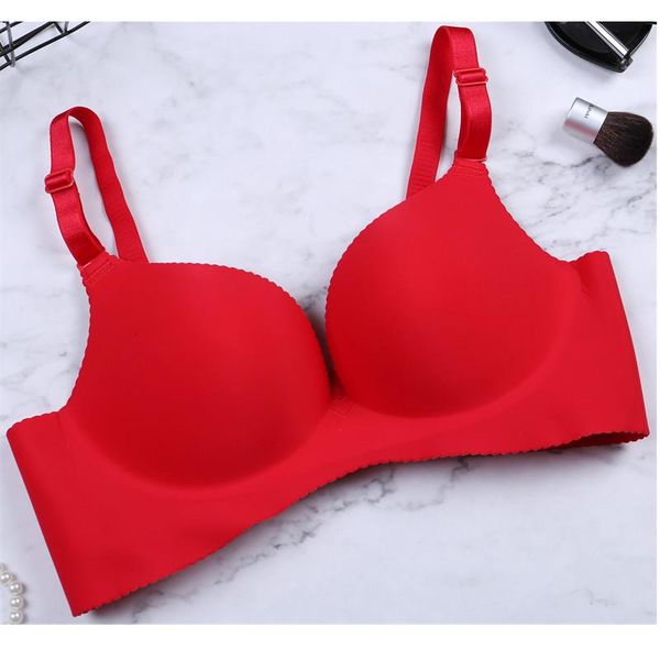 bras 2021 women bra push up brassiere adjustment underwear 70 75 80 85 with 6 colors, Red;black
bras 2021 women bra push up brassiere adjustment underwear 70 75 80 85 with 6 colors, Red;black