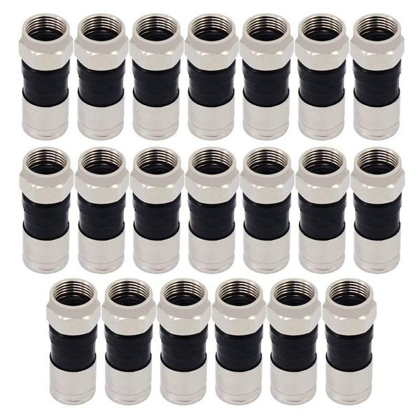 watering equipments rg6 f type connector coax coaxial compression fitting for cable 20 pack
watering equipments rg6 f type connector coax coaxial compression fitting for cable 20 pack