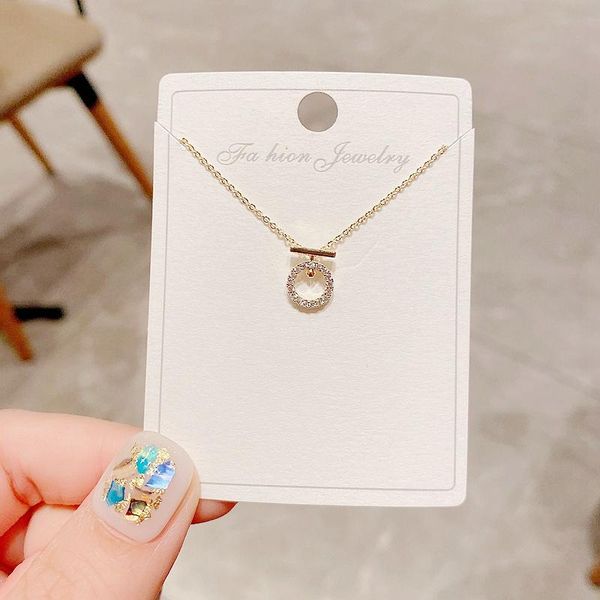 pendant necklaces exquisite cz crystal round necklace gold color plated cubic zirconia women clavicle chain jewelry, Silver
pendant necklaces exquisite cz crystal round necklace gold color plated cubic zirconia women clavicle chain jewelry, Silver
