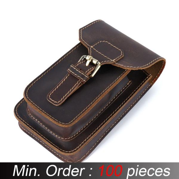 pieces / lot leather waist bag small hook fanny pack pouch for men vintage travel male bags
pieces / lot leather waist bag small hook fanny pack pouch for men vintage travel male bags