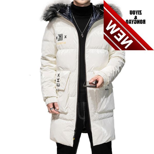 winter jacket men white duck down coat warm thickness gloose color mid long waterproof and windproof high quality, Black
winter jacket men white duck down coat warm thickness gloose color mid long waterproof and windproof high quality, Black