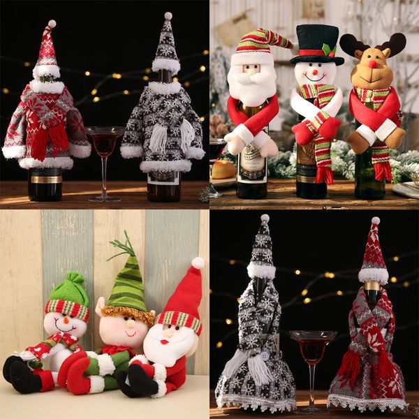 christmas decorations santa claus wine bottle cover for home 2021 stocking gift navidad year's decor ornaments
christmas decorations santa claus wine bottle cover for home 2021 stocking gift navidad year's decor ornaments