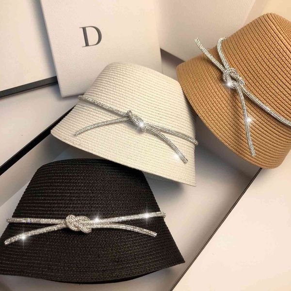 dongdamen new diamond straw fisherman's hat fashion net red high cold cover bucket hat summer travel shade tide, Black;white
dongdamen new diamond straw fisherman's hat fashion net red high cold cover bucket hat summer travel shade tide, Black;white