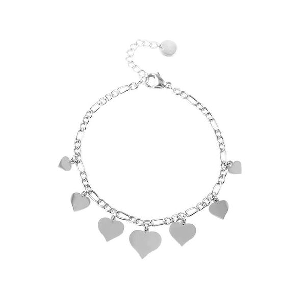 charm bracelets bracelet femme acier inoxydable de luxe 2021 design rose gold heart charms for women gift, Golden;silver
charm bracelets bracelet femme acier inoxydable de luxe 2021 design rose gold heart charms for women gift, Golden;silver