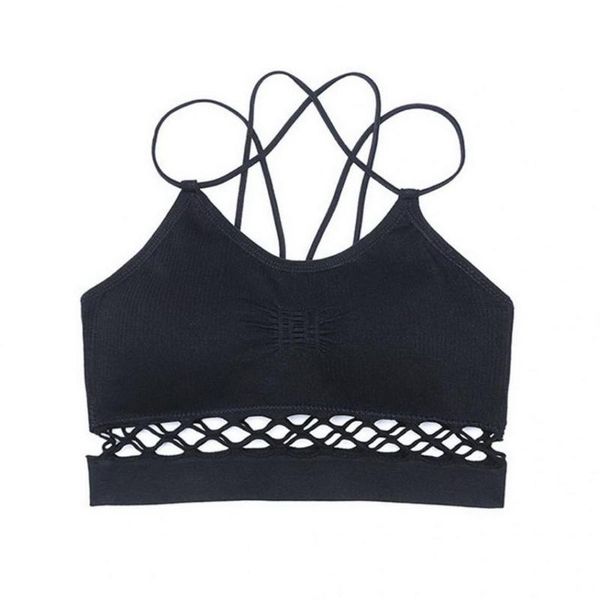 gym clothing women fashion hollow out spaghetti strap slim beach, cycling, gym, yoga, dance, etc o-neck sports bra pleated, White;black
gym clothing women fashion hollow out spaghetti strap slim beach, cycling, gym, yoga, dance, etc o-neck sports bra pleated, White;black