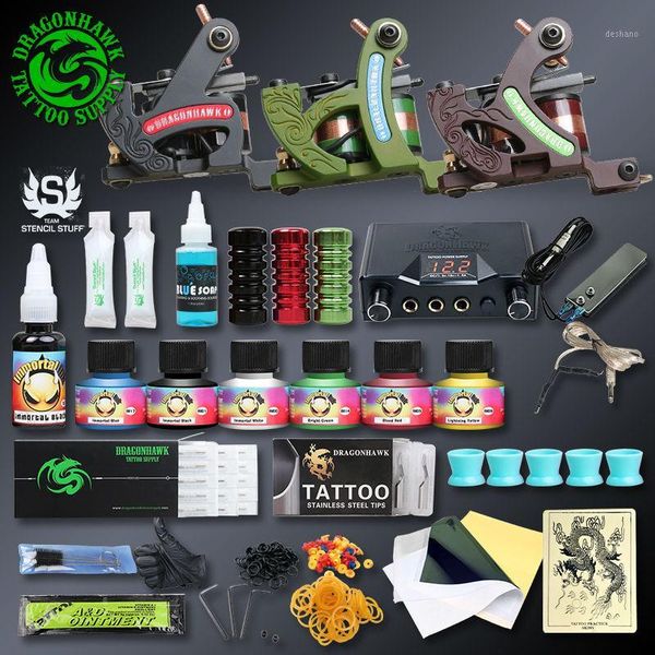 professional tattoo kits artist complete set 3 machine gun lining and shading inks power needles supply1
professional tattoo kits artist complete set 3 machine gun lining and shading inks power needles supply1