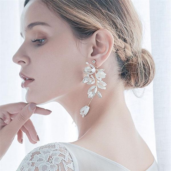 dangle & chandelier slbridal handmade rhinestones crystals pearl aloy flower bridal earring wedding fashion women jewelry, Silver
dangle & chandelier slbridal handmade rhinestones crystals pearl aloy flower bridal earring wedding fashion women jewelry, Silver