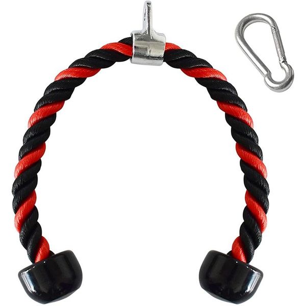 resistance bands heavy duty triceps pull down rope pulley cable attachment handles with stainless steel carabiner hook for gym & home
resistance bands heavy duty triceps pull down rope pulley cable attachment handles with stainless steel carabiner hook for gym & home
