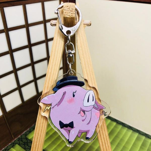 keychains the seven deadly sins anime keychain meliodas elizabeth liones hawk diane merlin acrylic strap/charms/key ring d322, Silver
keychains the seven deadly sins anime keychain meliodas elizabeth liones hawk diane merlin acrylic strap/charms/key ring d322, Silver
