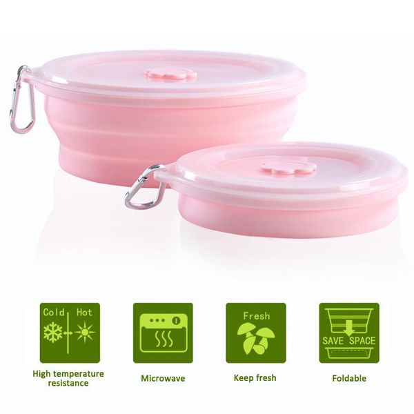 dinnerware sets portable silicone folding bowl foldable salad with lid lunch box kitchen tools
dinnerware sets portable silicone folding bowl foldable salad with lid lunch box kitchen tools