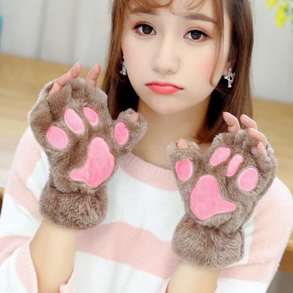 five fingers gloves women bear plush fingerless warm cat claw cute wind half finger christmas halloween for womens girl, Blue;gray
five fingers gloves women bear plush fingerless warm cat claw cute wind half finger christmas halloween for womens girl, Blue;gray