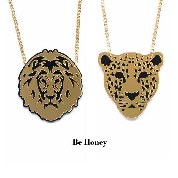 pendant necklaces trendy animal lion and leopard cheetah mirror gold head exaggerated pendants acrylic necklace for women, Silver
pendant necklaces trendy animal lion and leopard cheetah mirror gold head exaggerated pendants acrylic necklace for women, Silver
