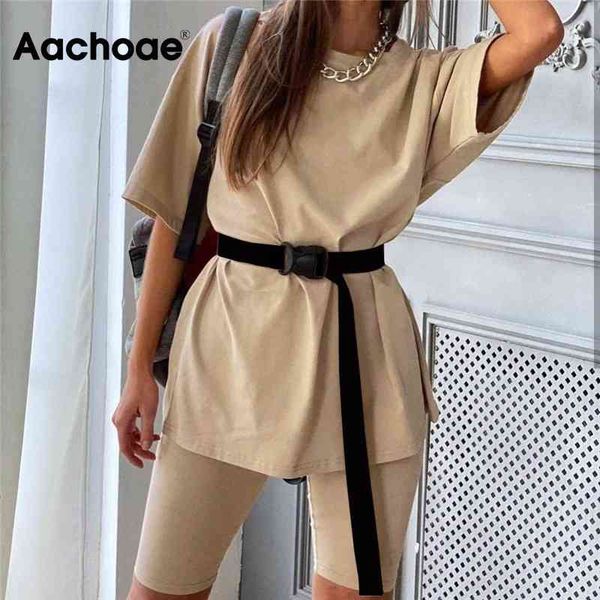 aachoae casual women's two piece suit with belt solid home loose sports fashion leisure bicycles shorts set outfit summer 210413, White
aachoae casual women's two piece suit with belt solid home loose sports fashion leisure bicycles shorts set outfit summer 210413, White