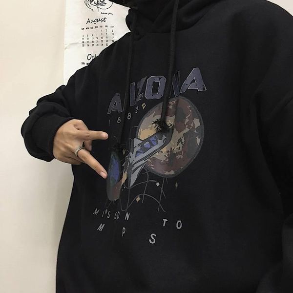 men's hoodies & sweatshirts mens loose harajuku japanese style printed high street streetwear long sleeve men punk fashion, Black
men's hoodies & sweatshirts mens loose harajuku japanese style printed high street streetwear long sleeve men punk fashion, Black