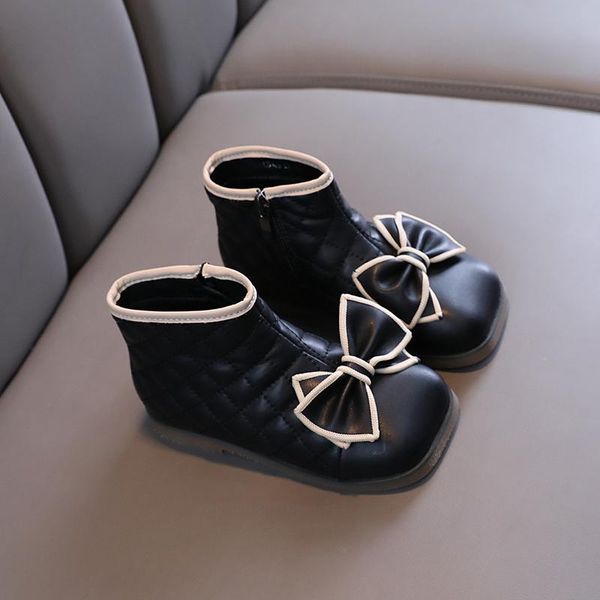 boots fashion kids black leather girls bow ankle shoes children soft bottom toddler autumn baby 4-8y, Black;grey
boots fashion kids black leather girls bow ankle shoes children soft bottom toddler autumn baby 4-8y, Black;grey