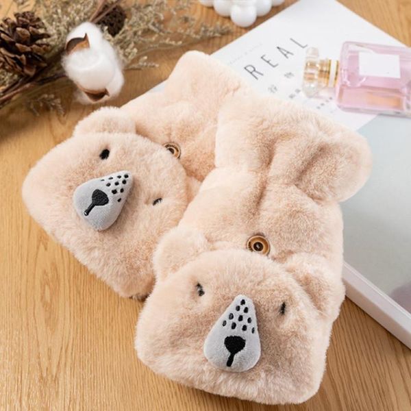 five fingers gloves women winter fur half finger ladies girls outdoor cartoon bear warm mittens thicken touchscreen, Blue;gray
five fingers gloves women winter fur half finger ladies girls outdoor cartoon bear warm mittens thicken touchscreen, Blue;gray
