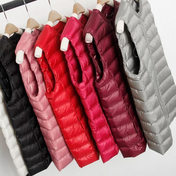 women's leather & faux sanishroly women ultra light down vest parka autumn winter white duck coat female sleeveless waistcoat plus size, Black
women's leather & faux sanishroly women ultra light down vest parka autumn winter white duck coat female sleeveless waistcoat plus size, Black