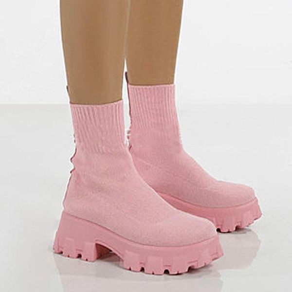 boots women autumn winter platform socks shoes thick-soled casual plus size knitted short botas mujer, Black
boots women autumn winter platform socks shoes thick-soled casual plus size knitted short botas mujer, Black