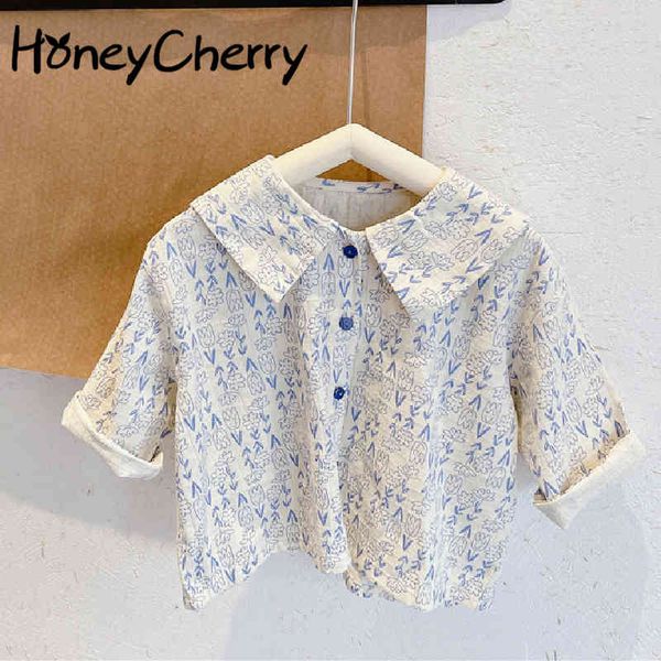 spring models girls korean printing cotton long-sleeved shirt kids fashion girl blouse 210515, White;black
spring models girls korean printing cotton long-sleeved shirt kids fashion girl blouse 210515, White;black