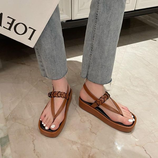 sandals summer flip-flops ladies square toe twist decoration casual comfortable thick bottom flip flop women's shoes kxt9, Black
sandals summer flip-flops ladies square toe twist decoration casual comfortable thick bottom flip flop women's shoes kxt9, Black
