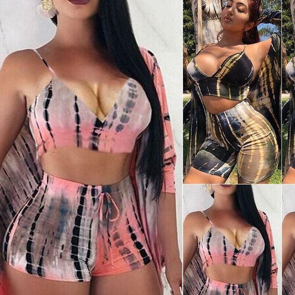 2 piece outfits women tracksuits sleeveless crop bandage shorts set print suit beachwear, Gray
2 piece outfits women tracksuits sleeveless crop bandage shorts set print suit beachwear, Gray
