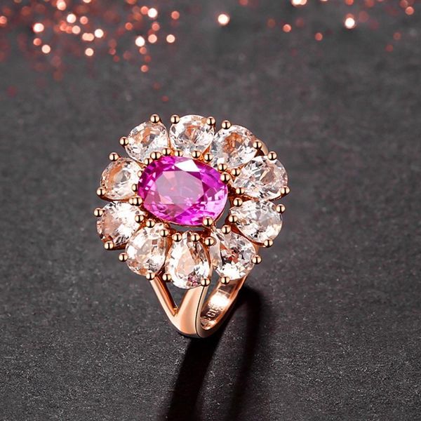 trendy crystal zircon 9 2 5 wedding rings women romantic blooming flowers charms jewelry party gift cluster, Golden;silver
trendy crystal zircon 9 2 5 wedding rings women romantic blooming flowers charms jewelry party gift cluster, Golden;silver