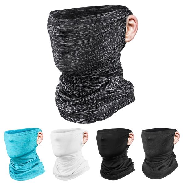 5 pcs multifunctional neck gaiter face mask scarf uv protection cooling breathable balaclava headwear for men outdoor camping fishing cyclin, Blue;gray
5 pcs multifunctional neck gaiter face mask scarf uv protection cooling breathable balaclava headwear for men outdoor camping fishing cyclin, Blue;gray