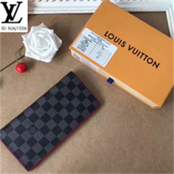 clutches brand chain designer luxury purse m53252 black wallets grid red key edge wallet compact men real evening leather long card holders, Red;black
clutches brand chain designer luxury purse m53252 black wallets grid red key edge wallet compact men real evening leather long card holders, Red;black
