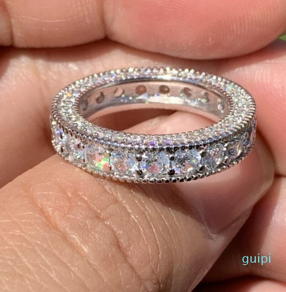 vintage fashion jewelry 925 sterling silver circle ring white diamond gemstones wedding engagement band ring for lovers' gift, Slivery;golden
vintage fashion jewelry 925 sterling silver circle ring white diamond gemstones wedding engagement band ring for lovers' gift, Slivery;golden