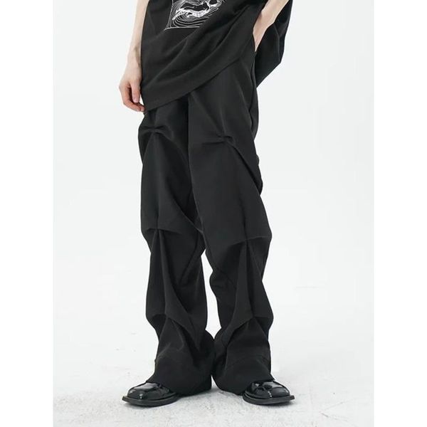 women's pants & capris high street vintage pleated men women korean casual loose couple female streetwear black cargo trousers s-2xl, Black;white
women's pants & capris high street vintage pleated men women korean casual loose couple female streetwear black cargo trousers s-2xl, Black;white