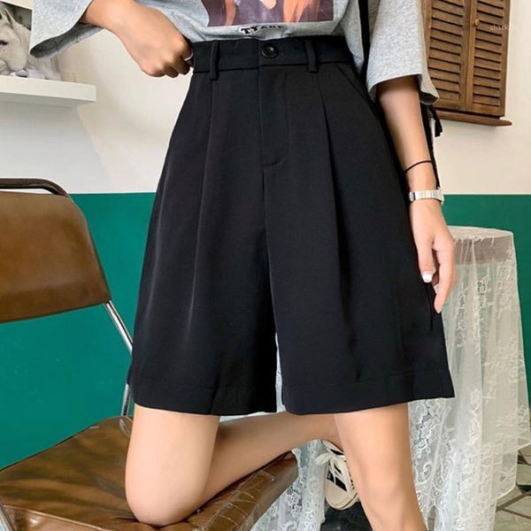 trousers shorts fashion leisure summer pure color women lady western high casual regular button polyester straight women's, White;black
trousers shorts fashion leisure summer pure color women lady western high casual regular button polyester straight women's, White;black