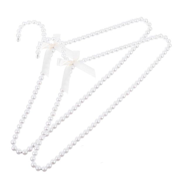 hangers & racks 2pcs multipurpose decorative pearl clothes display drying