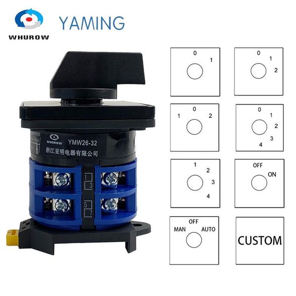 smart home control din rail mounted 32a 660v dual power circuit selector lw26-32/2 two poles silver contact rotary cam switch
smart home control din rail mounted 32a 660v dual power circuit selector lw26-32/2 two poles silver contact rotary cam switch